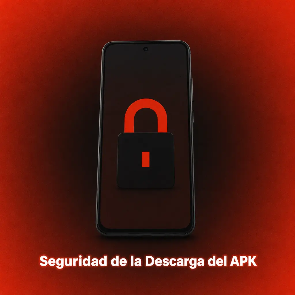Ícono de seguridad para la descarga del APK